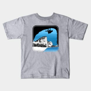 Rock climbing Thailand Kids T-Shirt